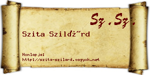 Szita Szilárd névjegykártya